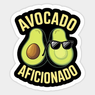 Avocado Aficionado Sticker